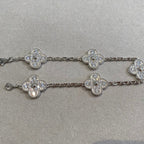 [Imperial] New  CLOVER 5 MOTIF FULL DIAMOND BRACELET COLLECTION