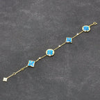 [Imperial] STAR AND SUN TURQUOISE 4 MOTIFS 3 DIAMONDS