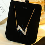 [Imperial] VOLT SILVER DIAMOND PEDANT NECKLACE