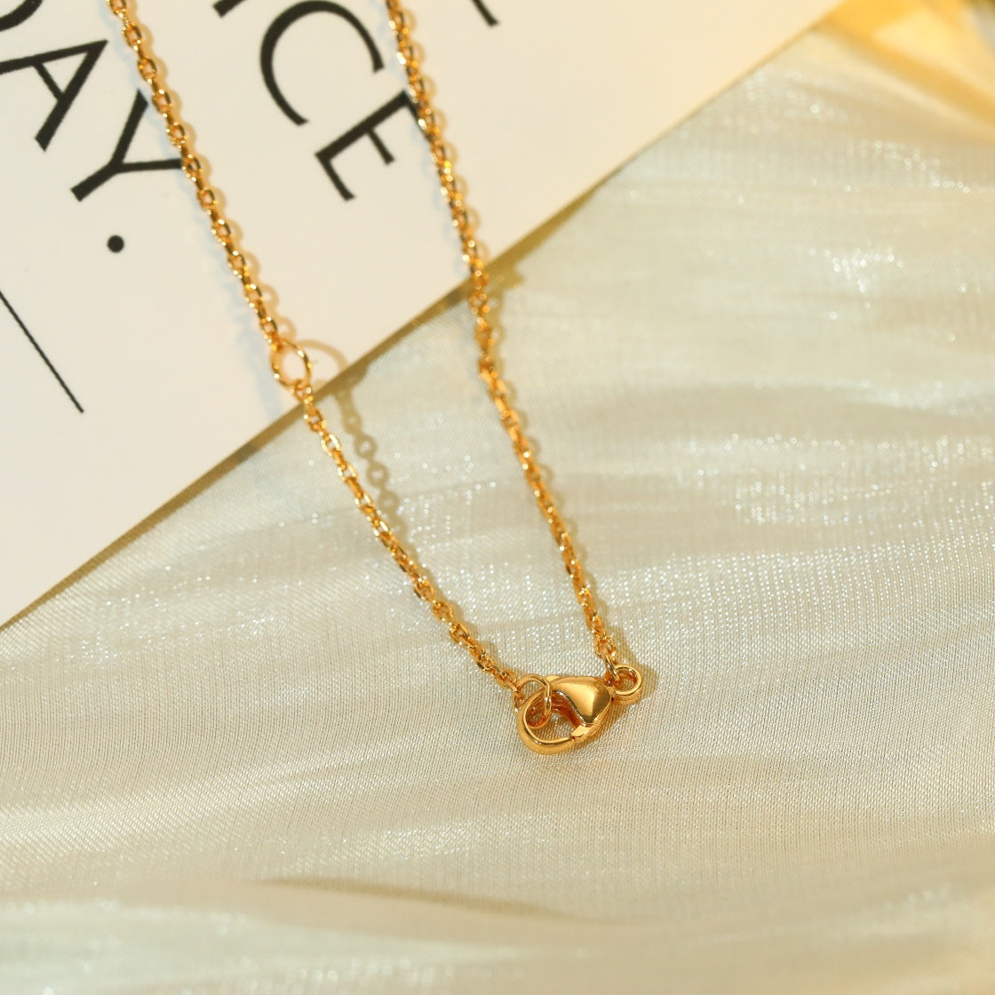 [Imperial] VOLT SILVER DIAMOND PEDANT NECKLACE
