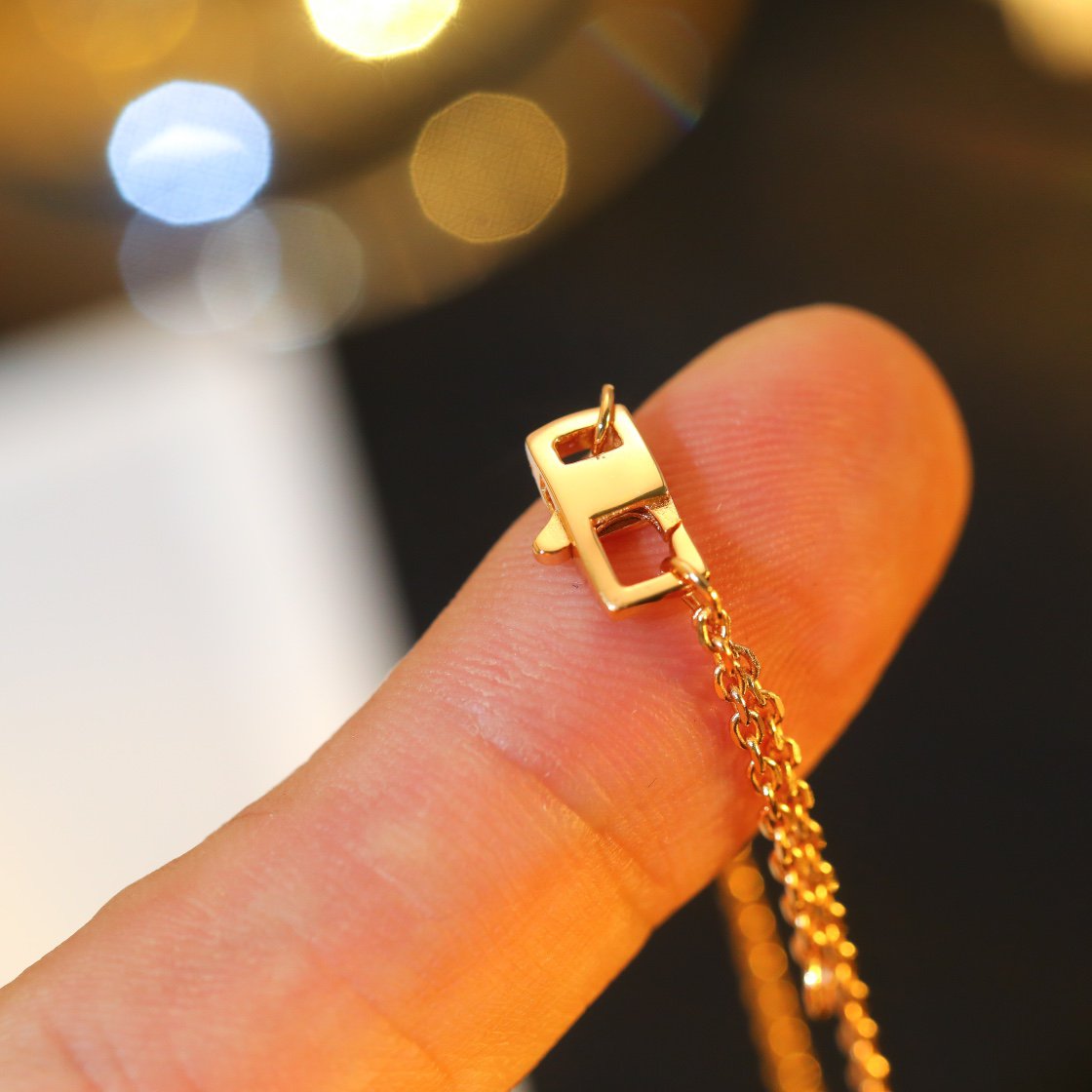[Imperial] STAR AND SUN DIAMOND PINK GOLD NECKLACE