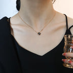 [Imperial] SUN PEDANT PINK GOLD 1 DIAMOND NECKLACE