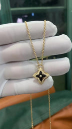 [Imperial] STAR PEDANT PINK GOLD DIAMOND NECKLACE
