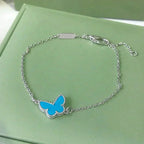 [Imperial] BUTTERFLY TURQUOISE BUTTERFLY BRACELET SILVER