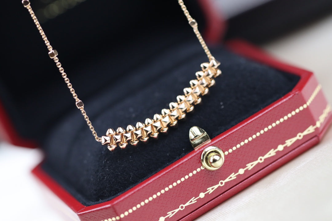 [Imperial] CLASH PINK GOLD NECKLACE