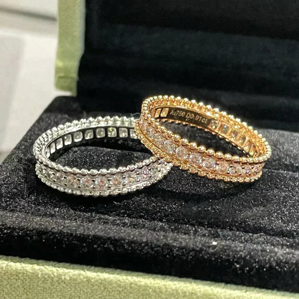 [Imperial] PERLEE DIAMOND ROSE GOLD RING