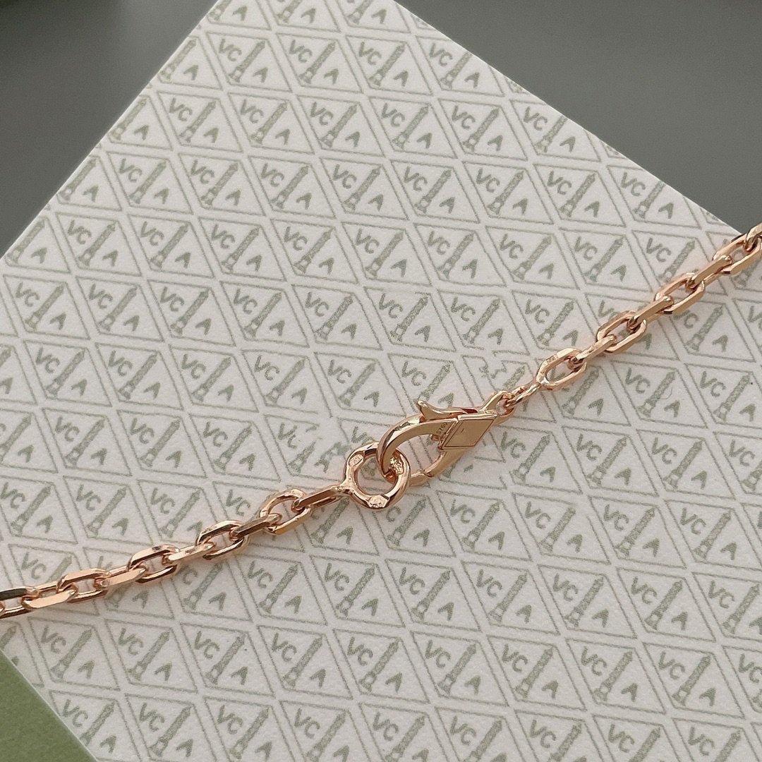 [Imperial] LUCKY SPRING 15 MOTIFS ROSE GOLD NECKLACE