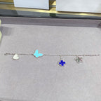 [Imperial] LUCKY SPRING SILVER BRACELET 4 MOTIF