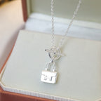 [Imperial] POP H PEDANT SILVER NECKLACE