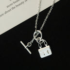 [Imperial] POP H PEDANT SILVER NECKLACE