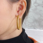 [Imperial] CLASH LARGE HOOP EARRINGS