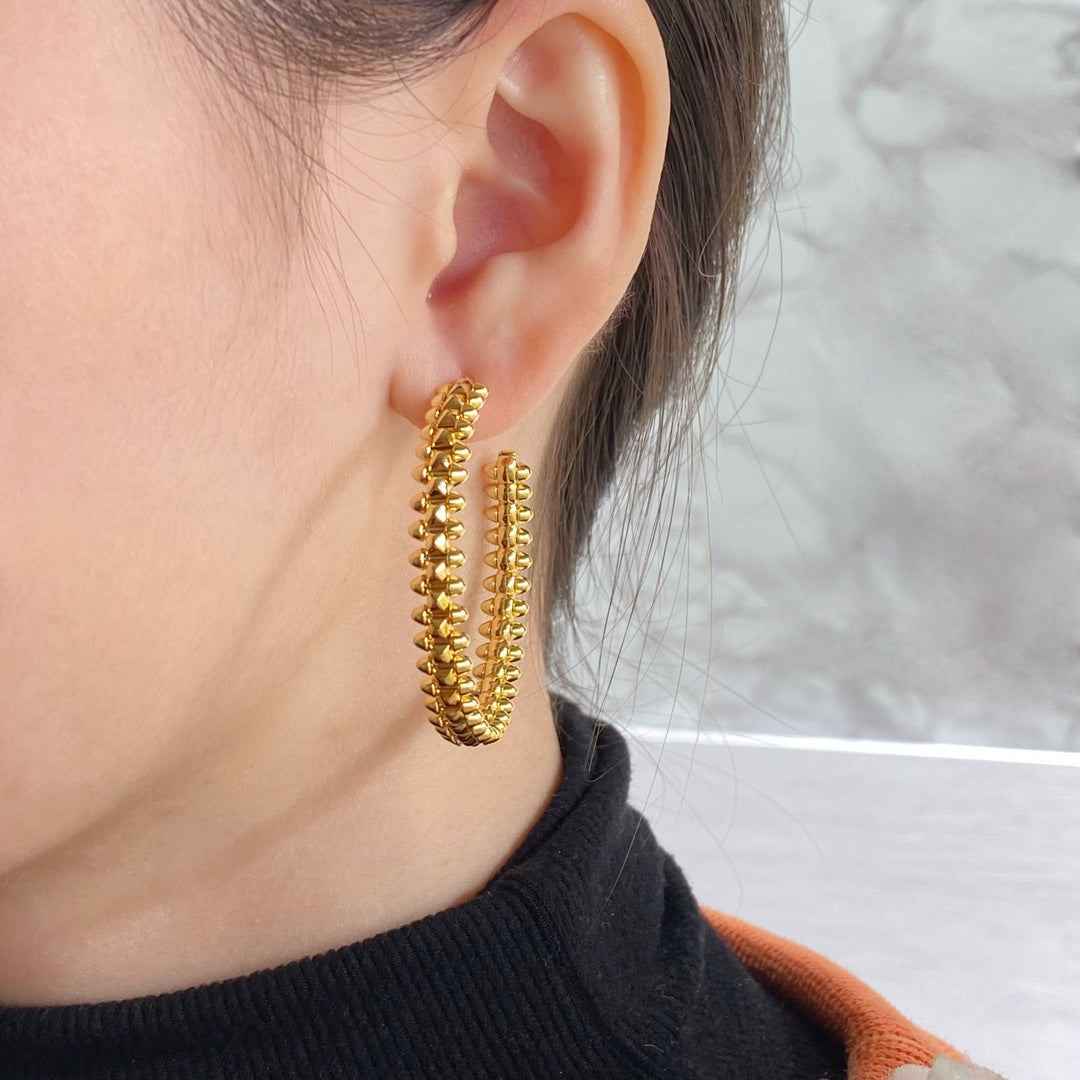 [Imperial] CLASH LARGE HOOP EARRINGS