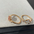 [Imperial] SUN 1 DIAMOND PINK MOP RING