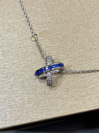 [Imperial] LIENS DIAMOND SILVER NECKLACE