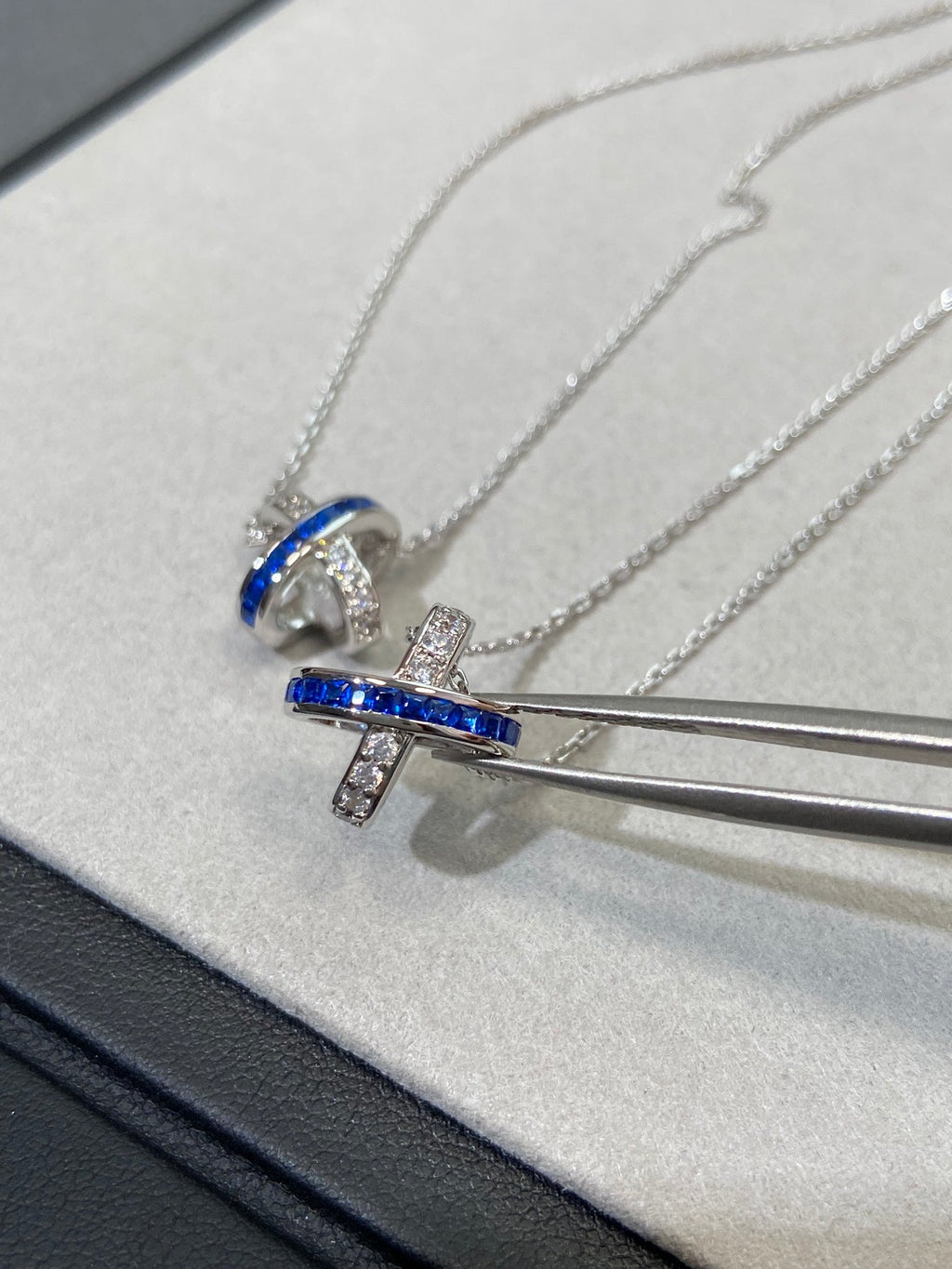 [Imperial] LIENS DIAMOND SILVER NECKLACE