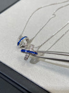[Imperial] LIENS DIAMOND SILVER NECKLACE