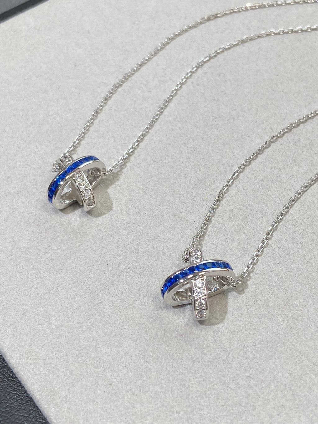 [Imperial] LIENS DIAMOND SILVER NECKLACE