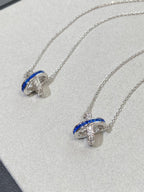 [Imperial] LIENS DIAMOND SILVER NECKLACE