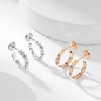 [Imperial] BEE LOVE DIAMOND HOOP EARRINGS