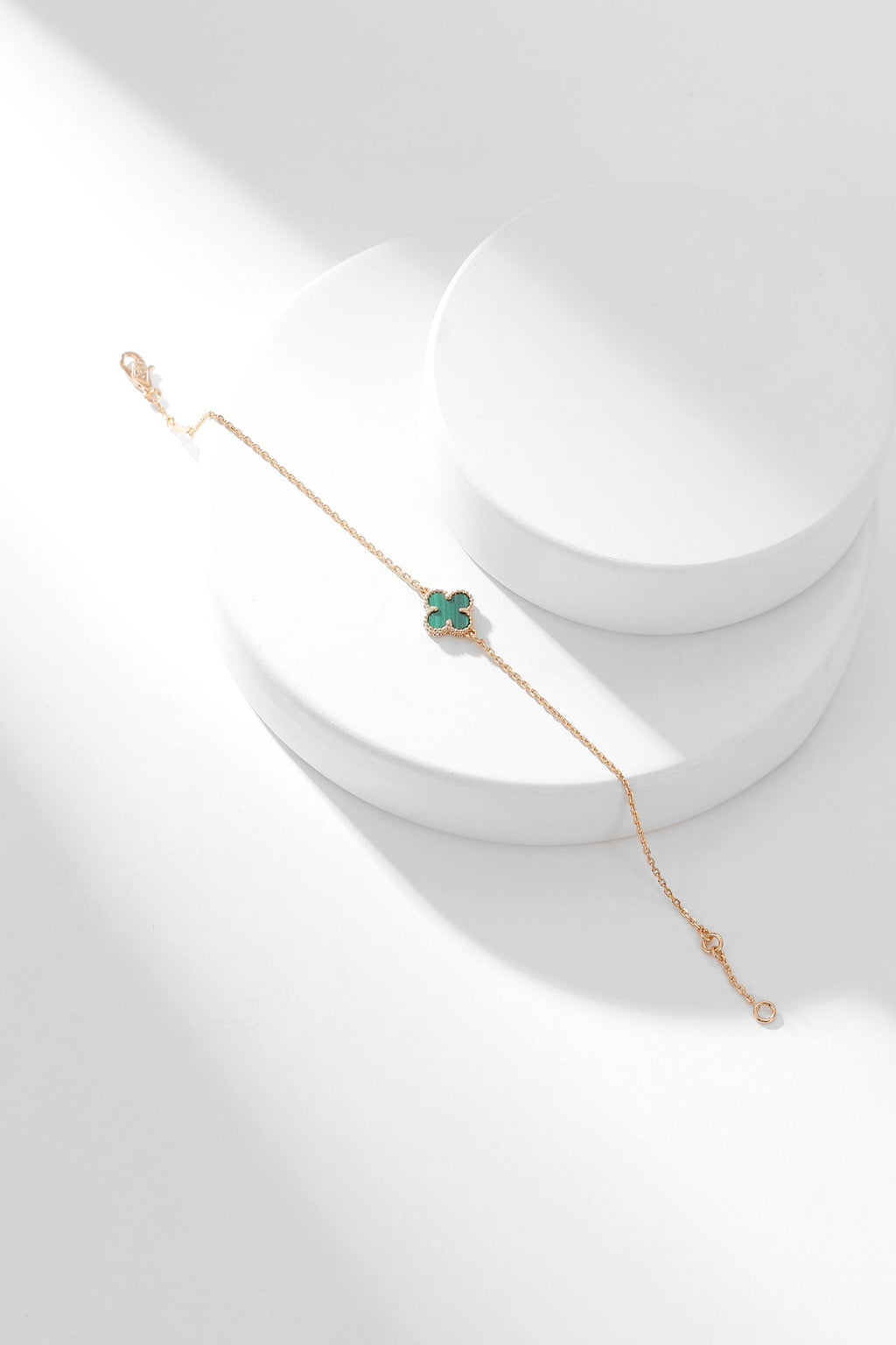 [Imperial] CLOVER BRACELET MALACHITE 1 MOTIF