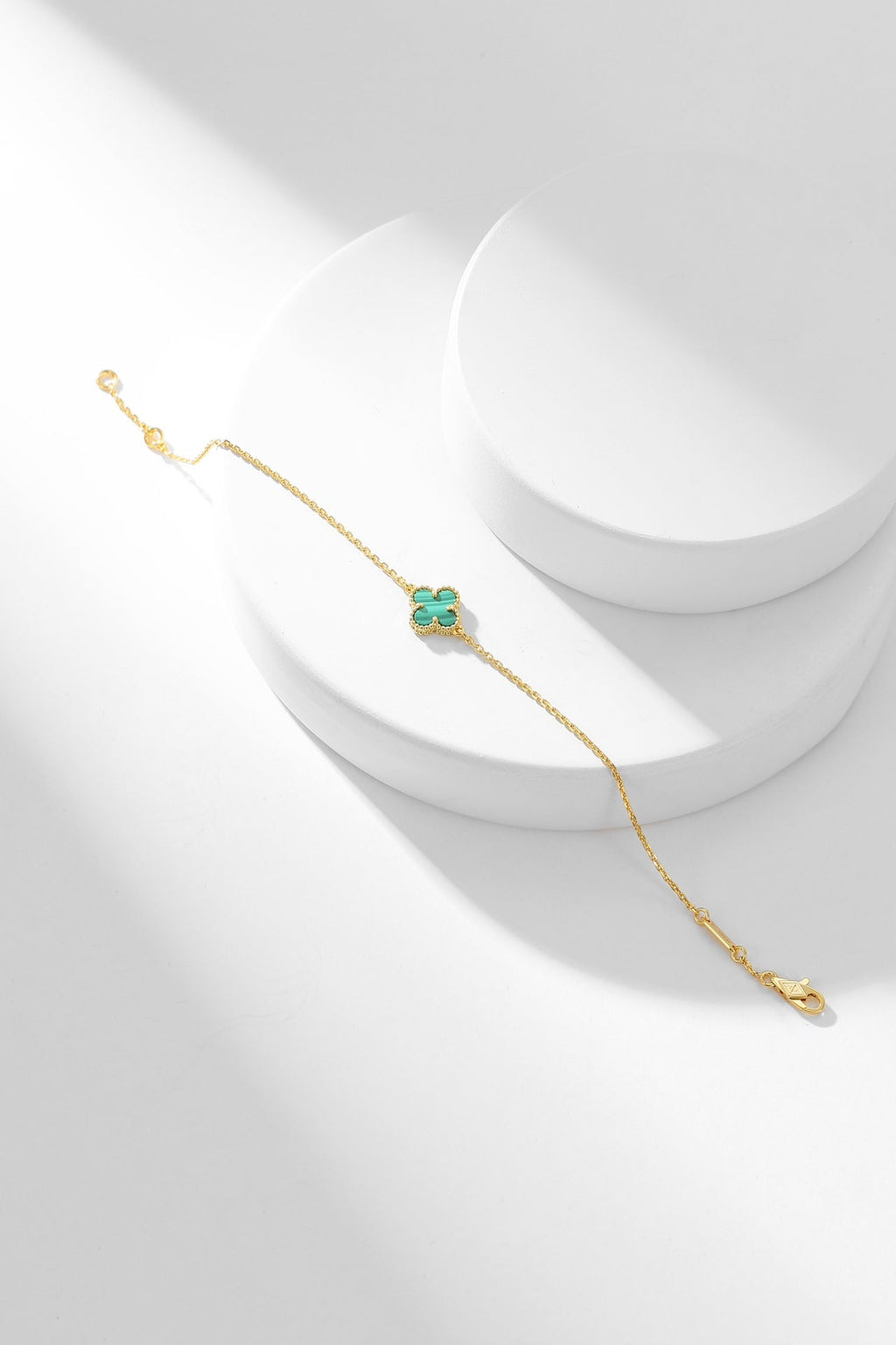 [Imperial] CLOVER BRACELET MALACHITE 1 MOTIF