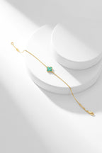 [Imperial] CLOVER BRACELET MALACHITE 1 MOTIF