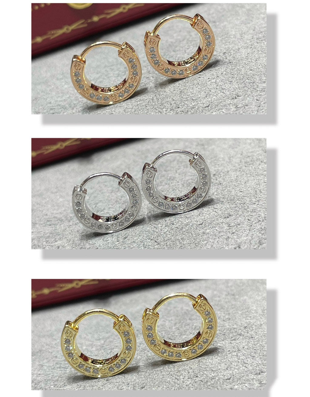 [Imperial] LOVE DIAMOND EARRINGS