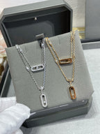 [Imperial] MOVE 2 ROW DIAMOND NECKLACE