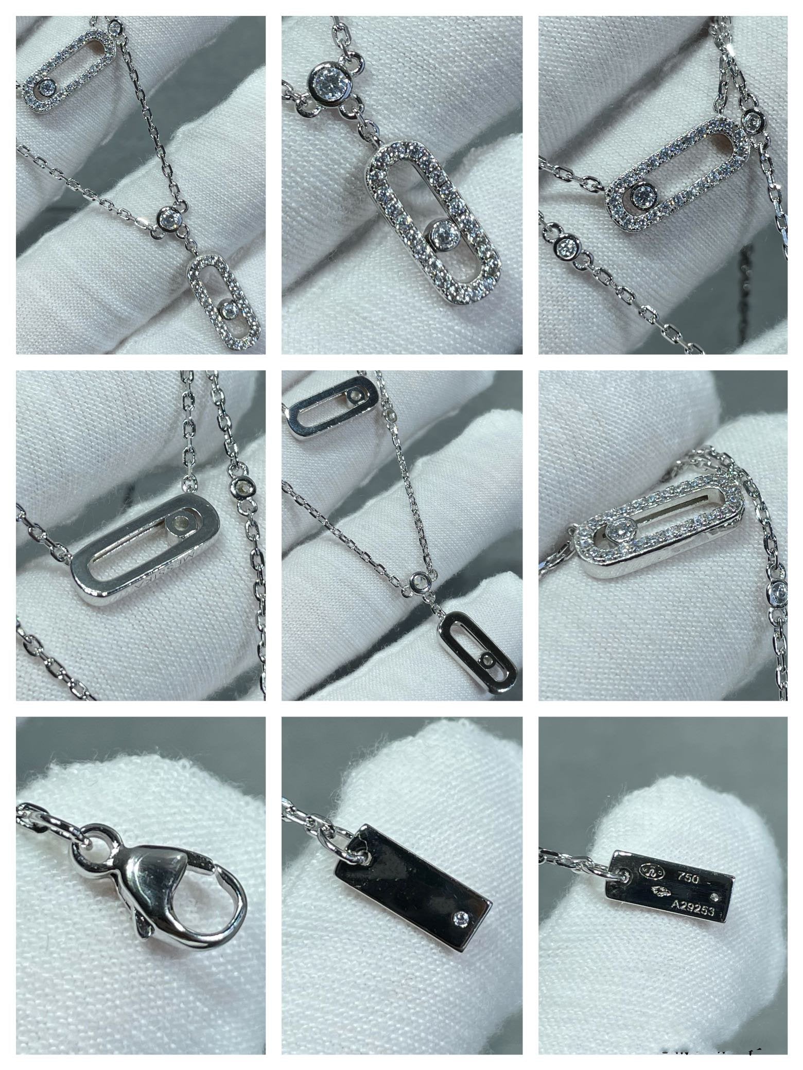 [Imperial] MOVE 2 ROW DIAMOND NECKLACE