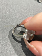 [Imperial] CLOVER SILVER MOP DIAMOND RING