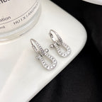 [Imperial] FORCE 10 FULL DIAMOND DROP EARRINGS MEDIUM MODEL