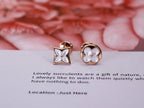 [Imperial] STAR AND SUN PINK GOLD MOP STUD EARRINGS