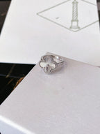 [Imperial] CLOVER SILVER RING