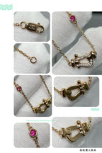 [Imperial] FORCE 10 DIAMOND PINK GOLD NECKLACE