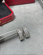 [Imperial] LOVE 5.5MM DIAMOND PAVED EARRINGS