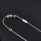 [Imperial] CLOVER PIETERSITE SILVER LONG NECKLACE