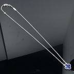 [Imperial] CLOVER PIETERSITE SILVER LONG NECKLACE