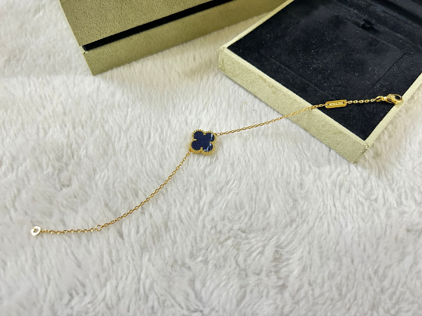 [Imperial] CLOVER 1 MOTIF PIETERSITE BRACELET