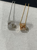[Imperial] LIENS EVIDENCE DIAMOND PAVED NECKLACE