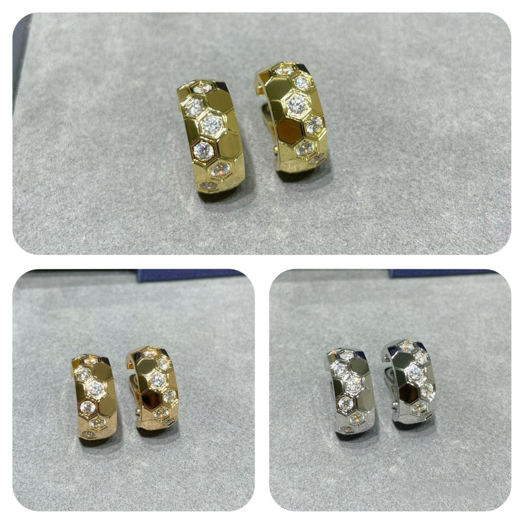 [Imperial] BEE LOVE DIAMOND HOOP EARRINGS