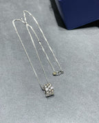 [Imperial] BEE LOVE DIAMOND PAVED 3 ROW NECKLACE
