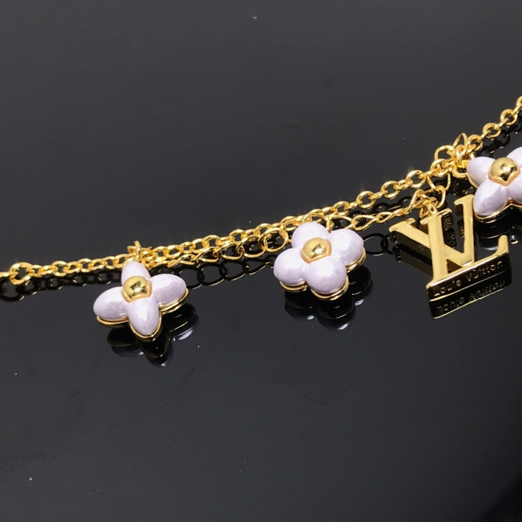 [Imperial] LOGO 6 MOTIF STAR AND SUN GOLD BRACELET