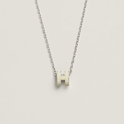 [Imperial] HM CLIC YELLOW ENAMEL GOLD NECKLACE