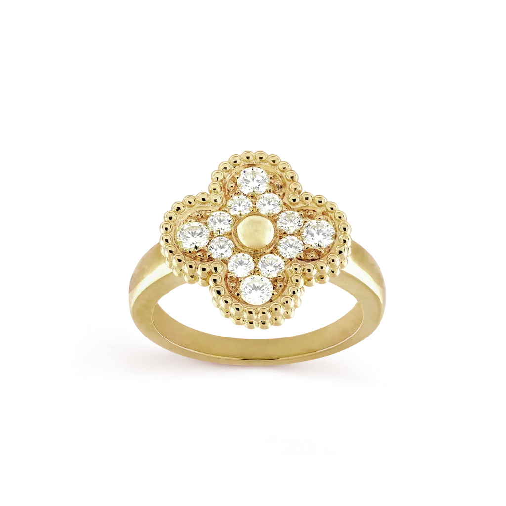 [Imperial] CLOVER DIAMOND RING