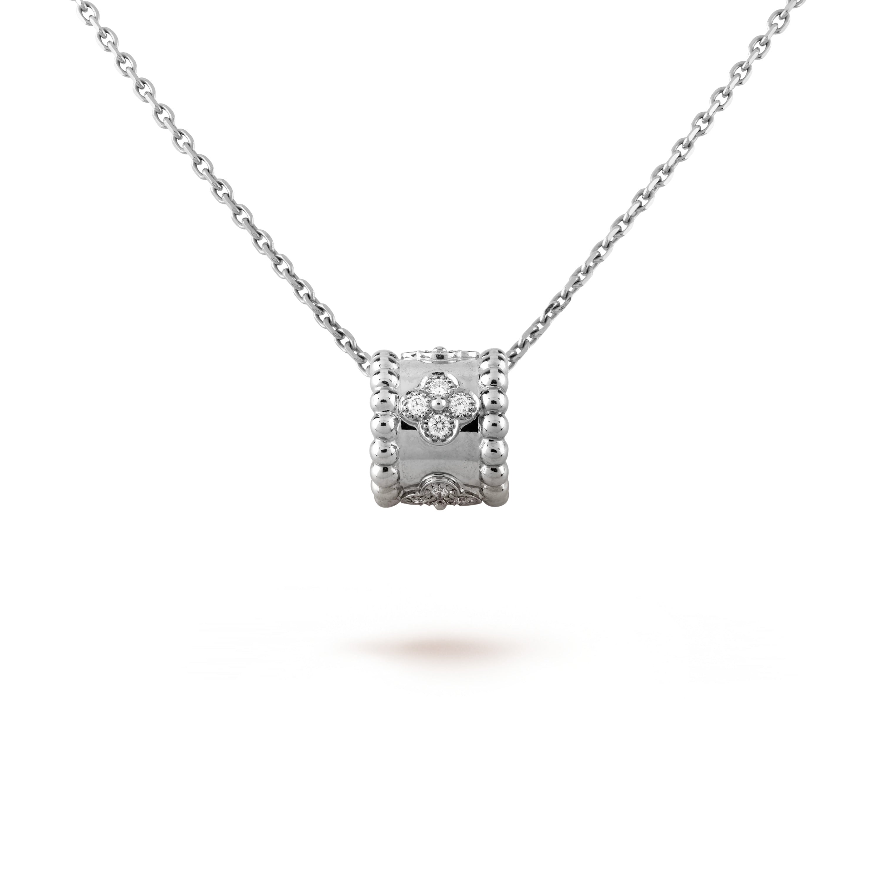 [Imperial] PERLEE PEDANT SIVLER DIAMOND NECKLACE