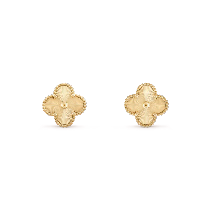[Imperial] CLOVER MINI 9.5MM LASER EARRINGS