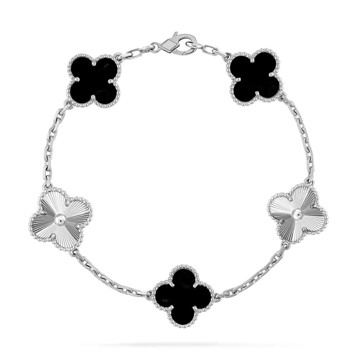 [Imperial]New CLOVER 5 MOTIF ONYXS BRACELET COLLECTION