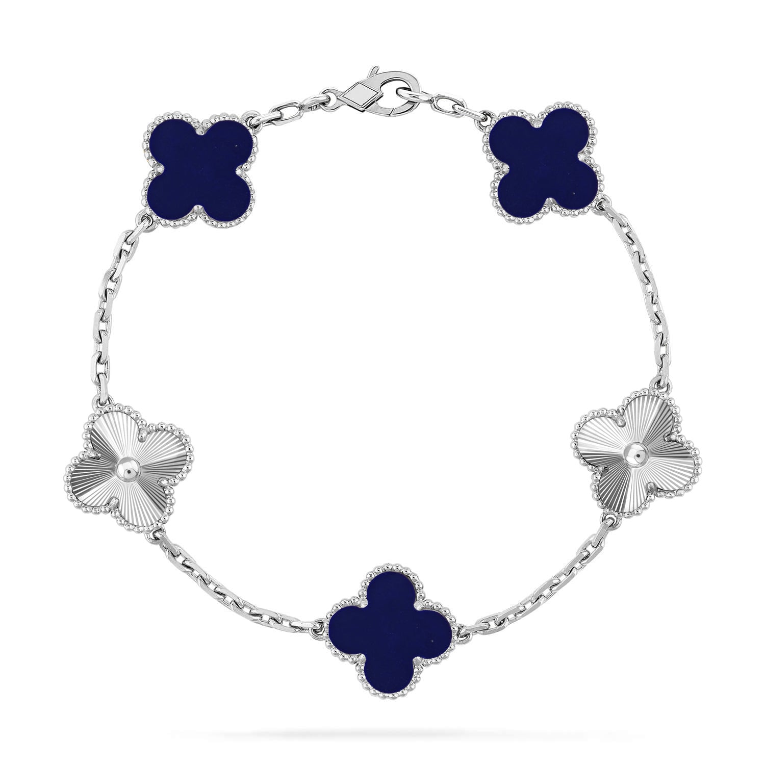 [Imperial]New CLOVER 5 MOTIF LAPIS LAZULI BRACELET COLLECTION