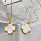 [Imperial] CLOVER 25MM MOP LARGE PENDANT NECKLACE
