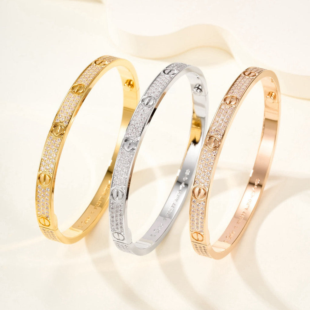 [Imperial] LOVE BRACELET 4.8MM DIAMOND-PAVED